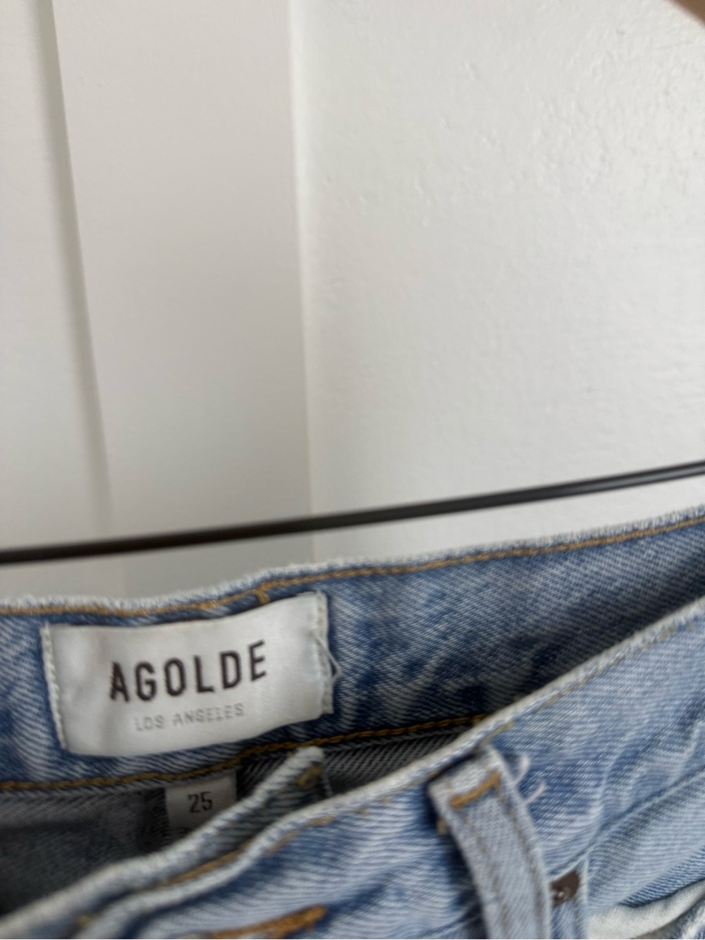 Agolde Low Slung Baggy Jeans in Void - Picture 5 of 7